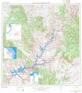 US Geological Survey Glen Canyon Recreation Area Map